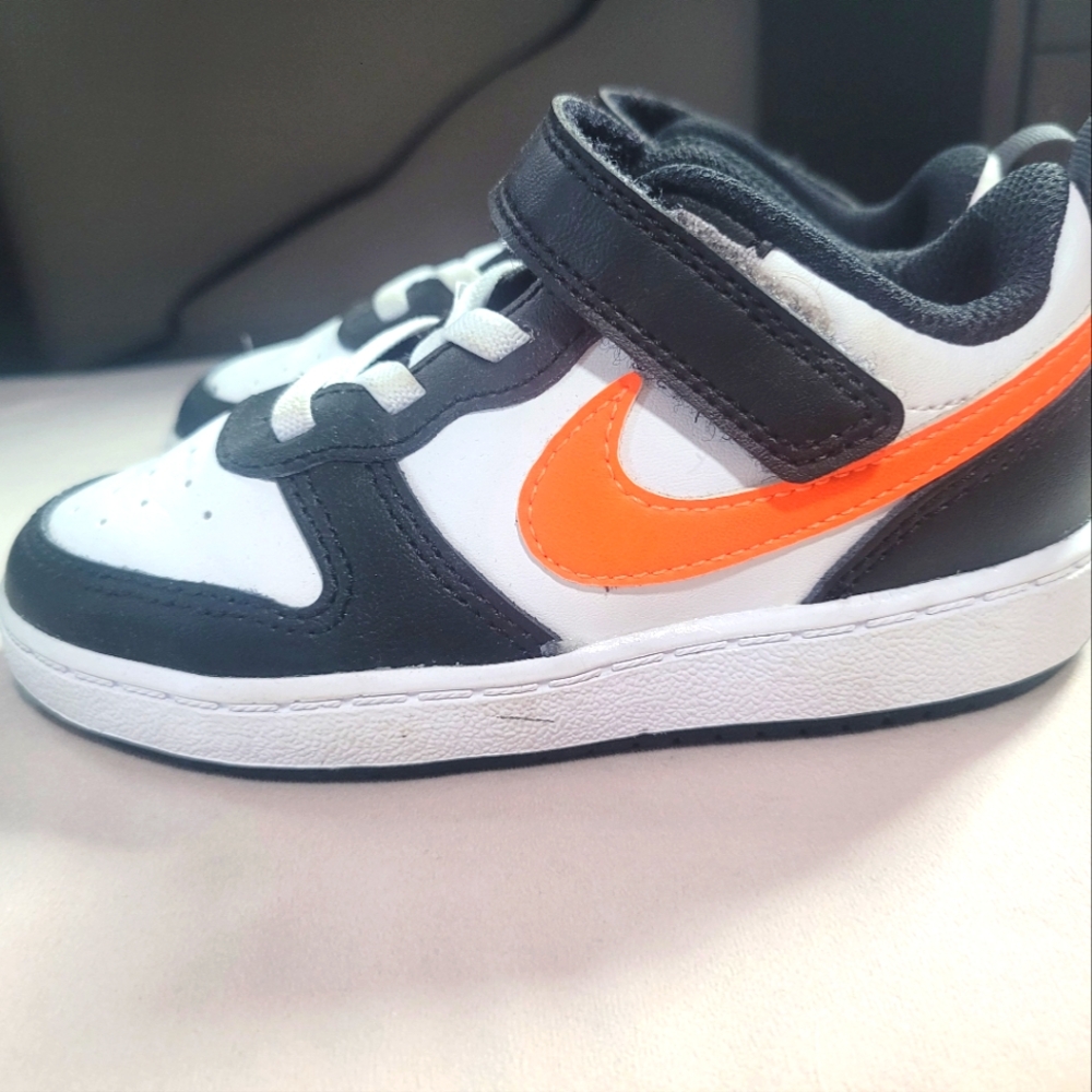 Nike Black and Orange Sneakers